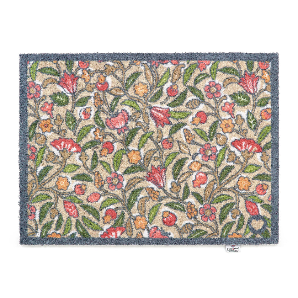 Hug Rug May Floral indoor mat with colourful flowers