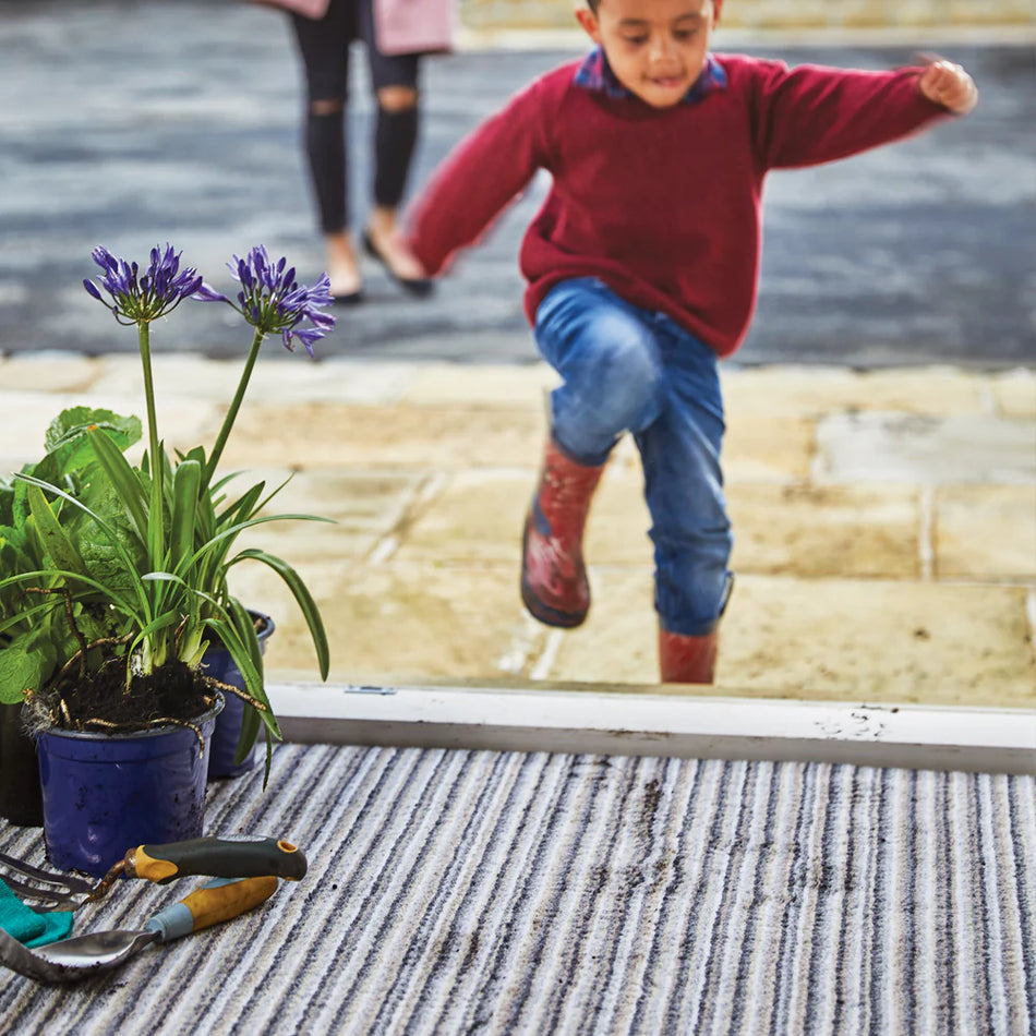 Hug Rug Select Portland Stripe – Eco-Friendly Indoor Barrier Mat