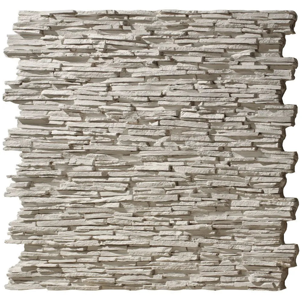 Alpes Slate Italian White Panel Stone – Decorative Stone Wall Cladding Panel for Interior & Exterior