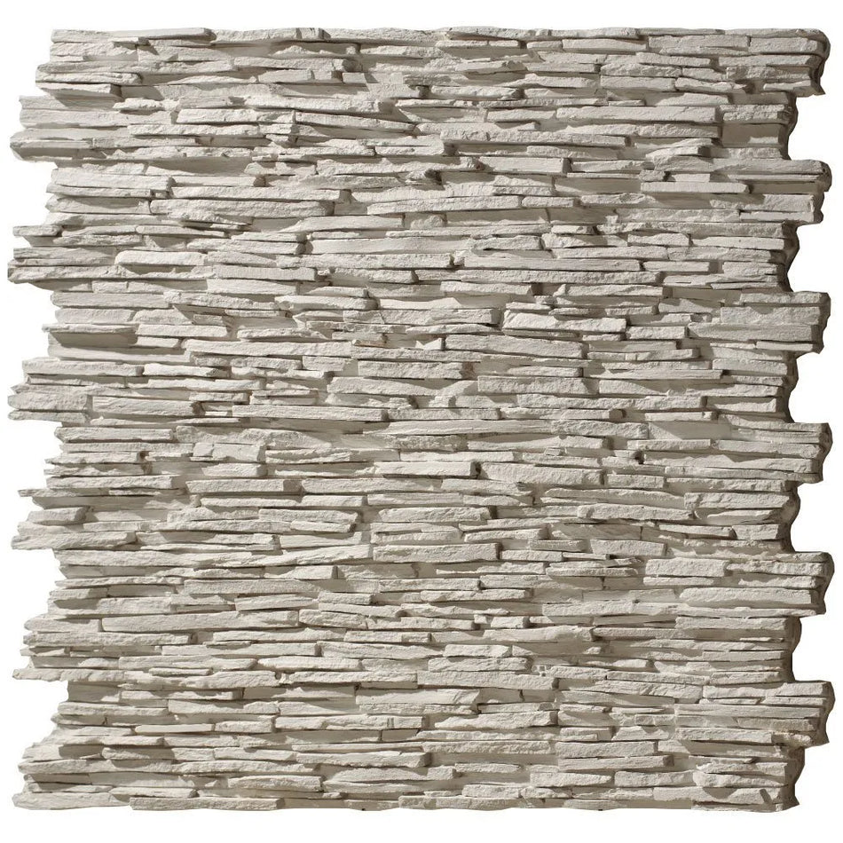 Alpes Slate Italian White Panel Stone – Decorative Stone Wall Cladding Panel for Interior & Exterior