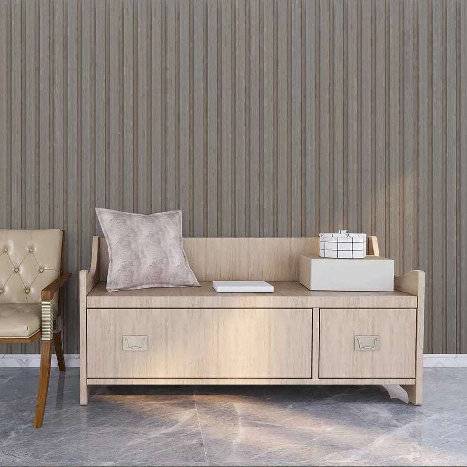 ash grey pvc slat wall panel 2600mm