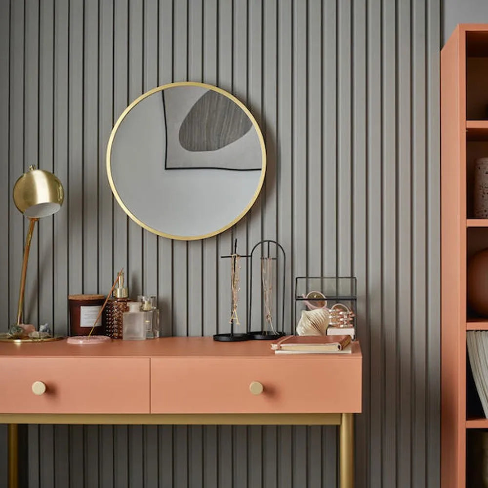 linerio m-line grey slat wall panel 2.65m