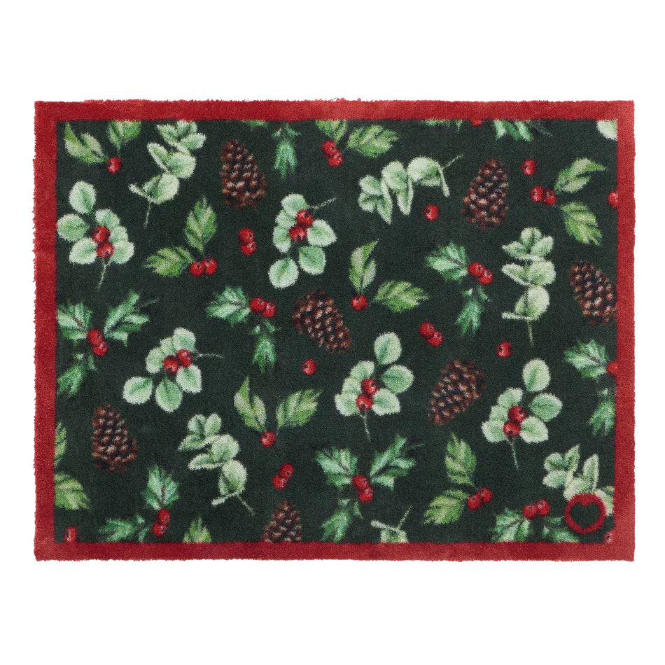 Hug Rug Winter Berries mat full view