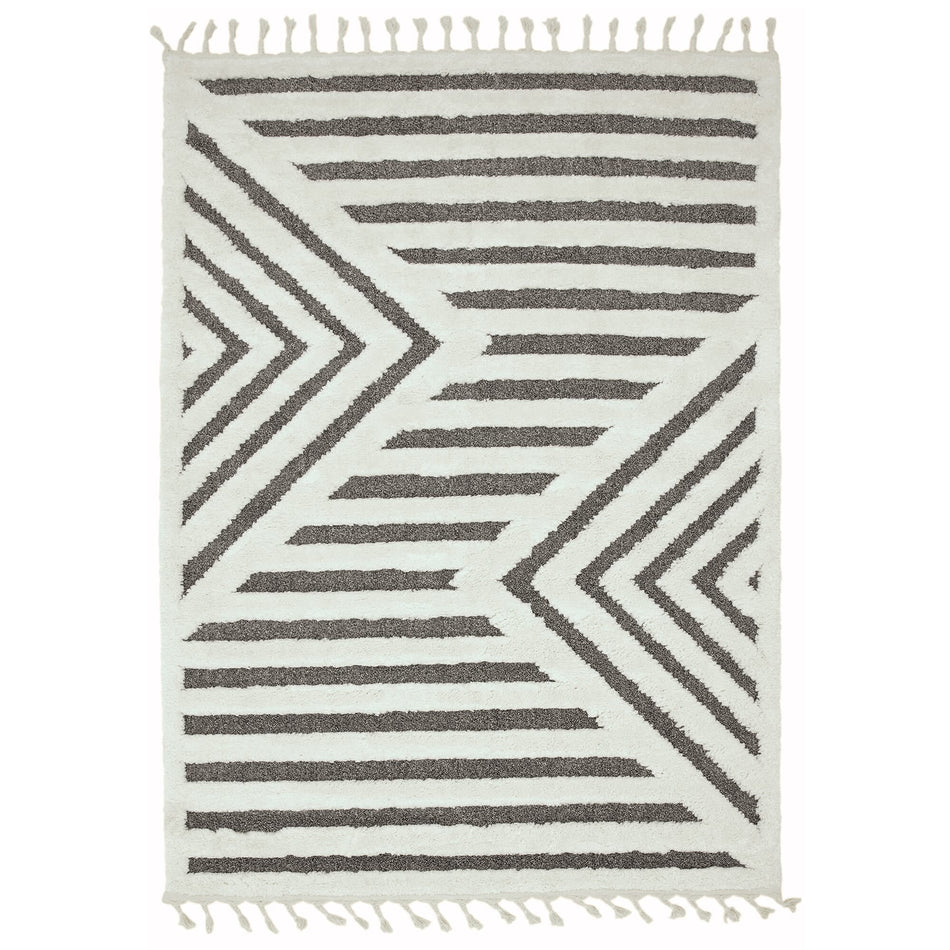 Abstract Moroccan shaggy rug