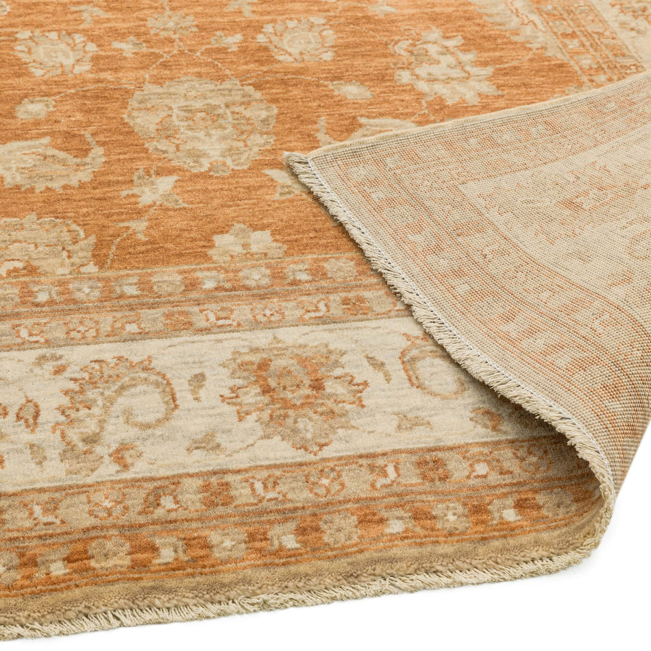 Traditional Persian rug with vintage finish