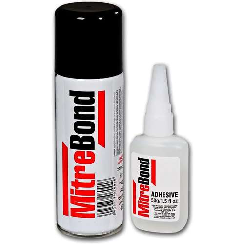 Colla Unika Mitrebond Industriale Con Attivatore Aerosol - Supercolla Potente 2 Pezzi