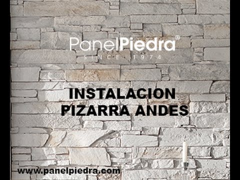 installation video of Alpes Slate Italian White Panel Stone using all grout paint and grout filler