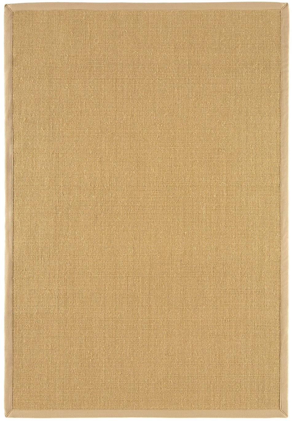 Sisal rug with matching linen cotton border