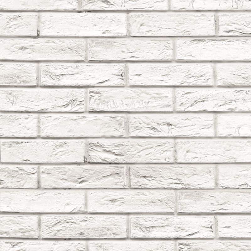 Close-up of Vox Loft Brick Panel showing textured grey brick effect with industrial tones