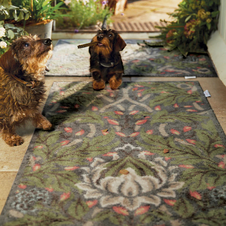 Eco-friendly Hug Rug Nature 12 in doorway

