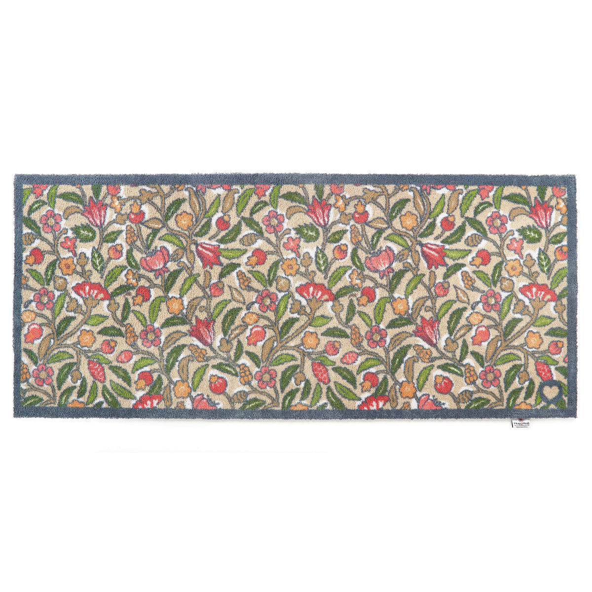 Hug Rug May Floral indoor runner with colourful flowers