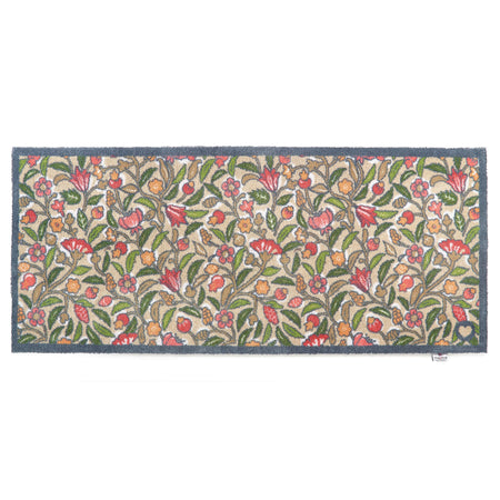 Hug Rug May Floral indoor runner with colourful flowers