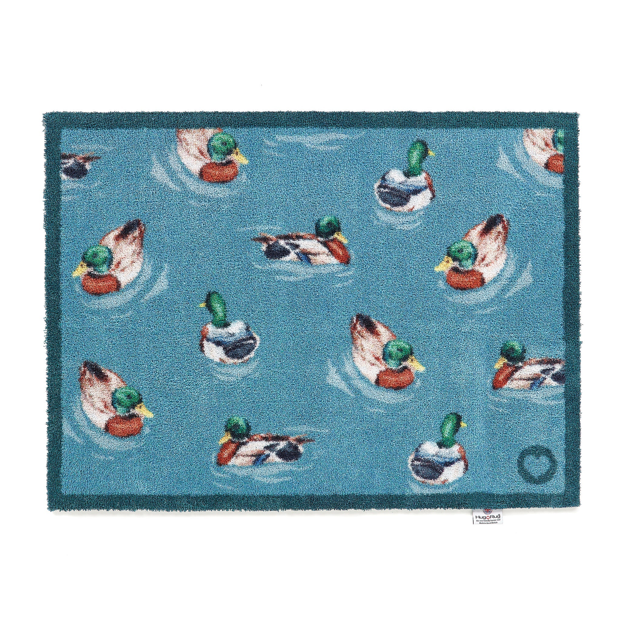 Hug Rug Swimming Ducks  65x85cm indoor mat main front facing picture
