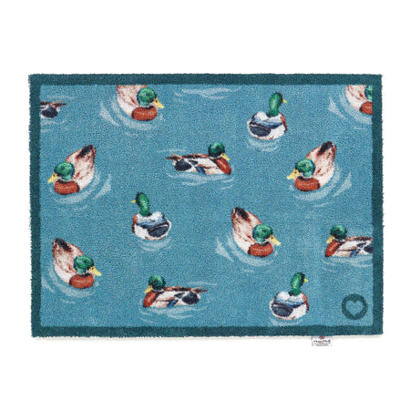 Hug Rug Swimming Ducks  65x85cm indoor mat main front facing picture