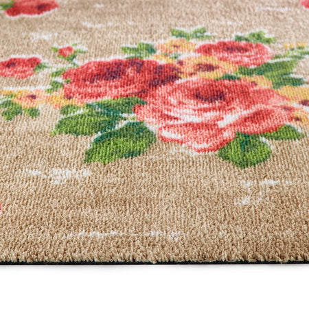 Close-up of Hug Rug rose pattern texture