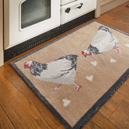 machine washing hug rug animal chicken mat

