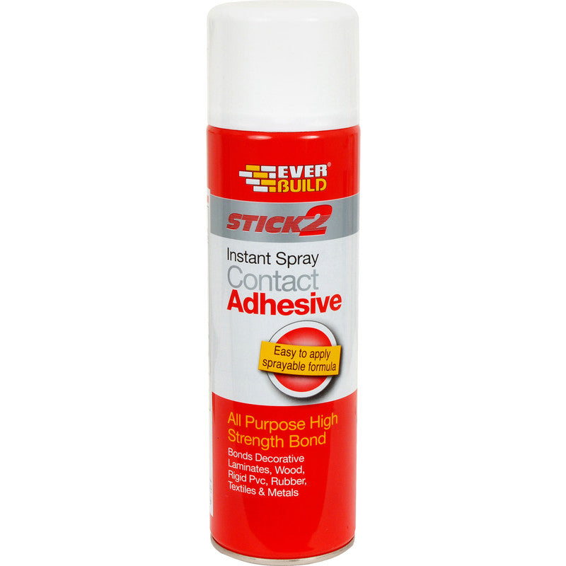 Stick2 Contact Adhesive – Solvent-Based, High-Strength Adhesive for Wood, Laminates, Metal, and Plastics
