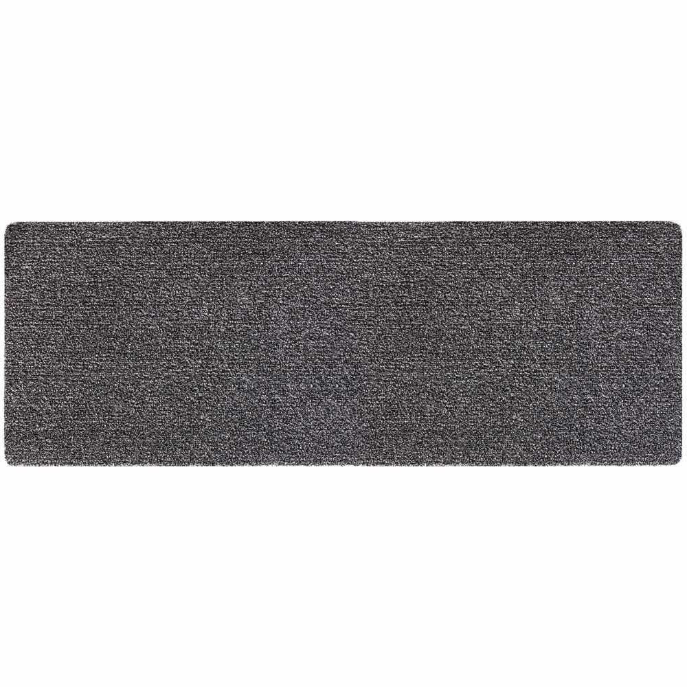 My Mat Cotton Charcoal indoor washable doormat fleck design runner