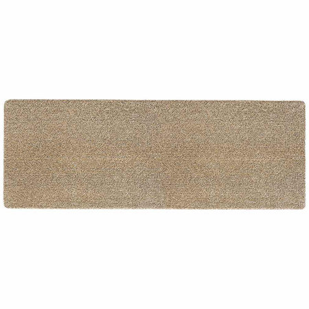 My Mat Cotton Linen washable doormat with natural tones runner