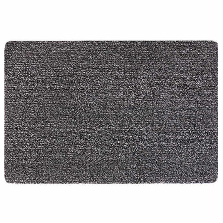 My Mat Cotton Charcoal indoor washable doormat fleck design
