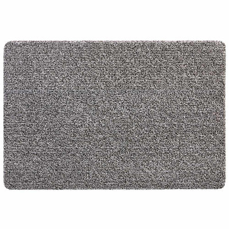 My Mat Cotton Slate washable mat with multi-toned grey flecks