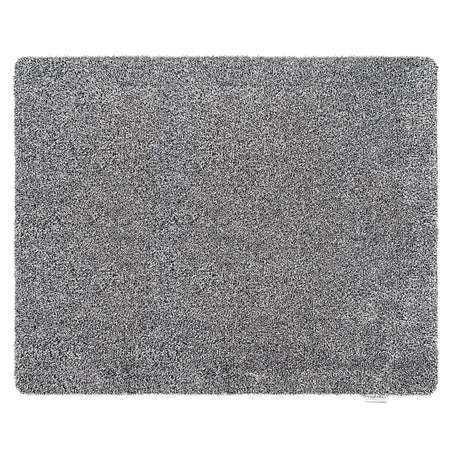Gray doormat on a white background