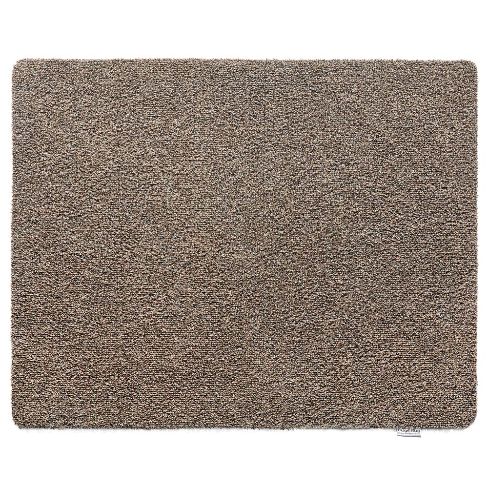Brown textured rug on a white background