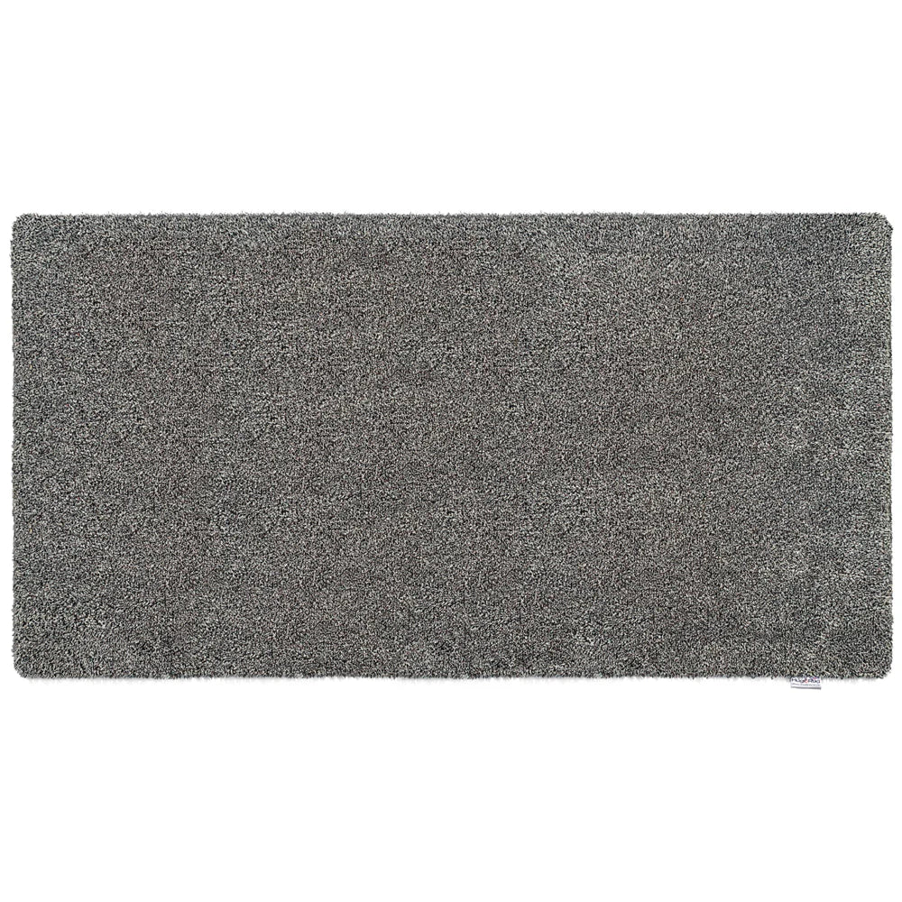 Gray doormat on a white background
