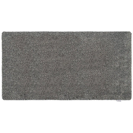 Gray doormat on a white background