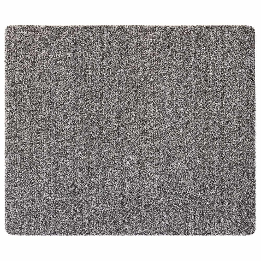 My Mat Cotton Slate washable mat with multi-toned grey flecks 80x95cm