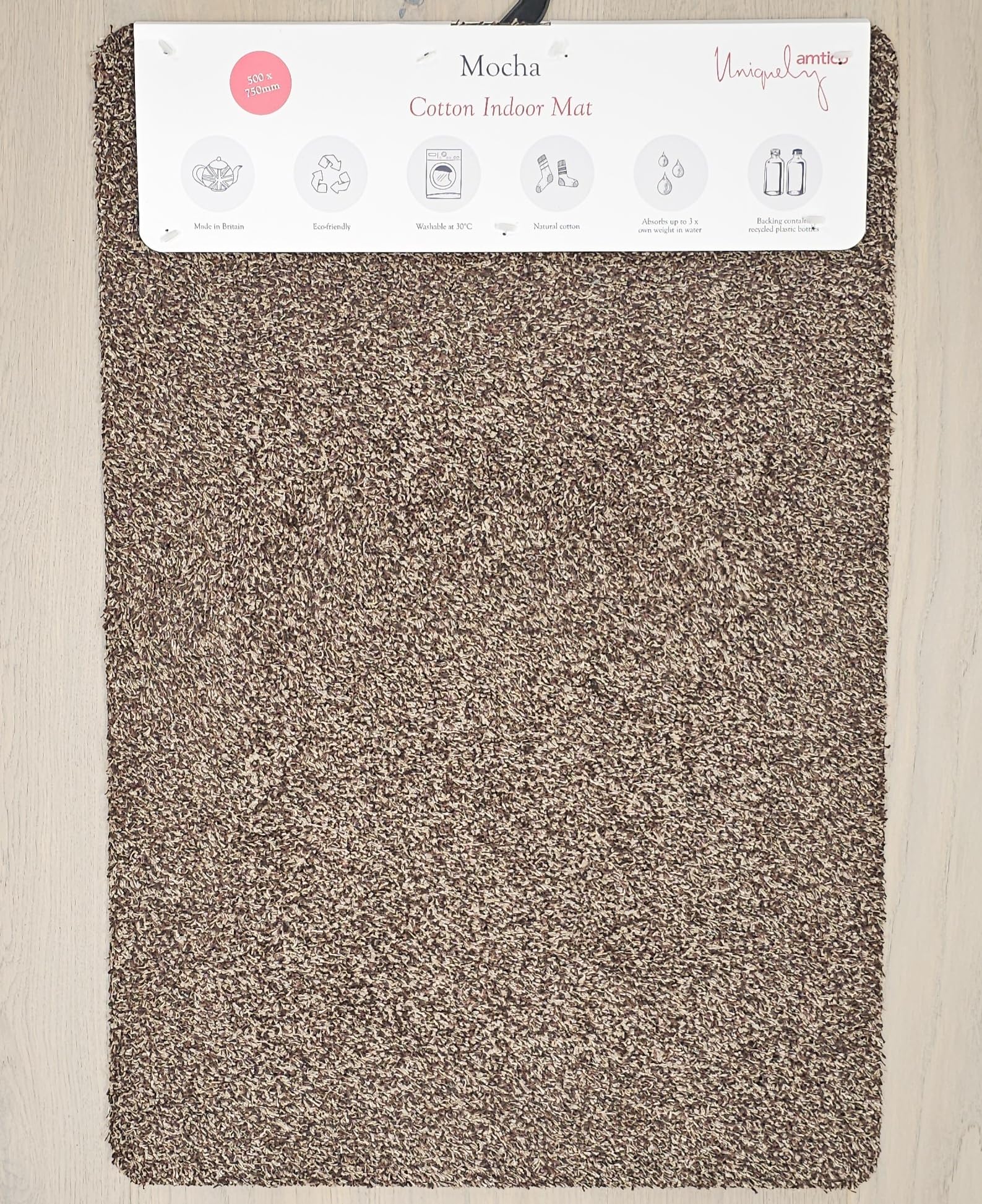 Amtico Indoor Doormat Mocha 50×75cm front view