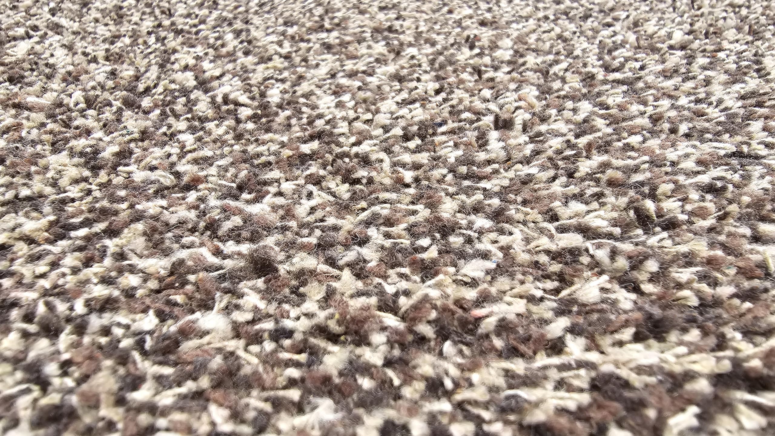 Close-up of absorbent cotton fibres on Amtico Mocha mat