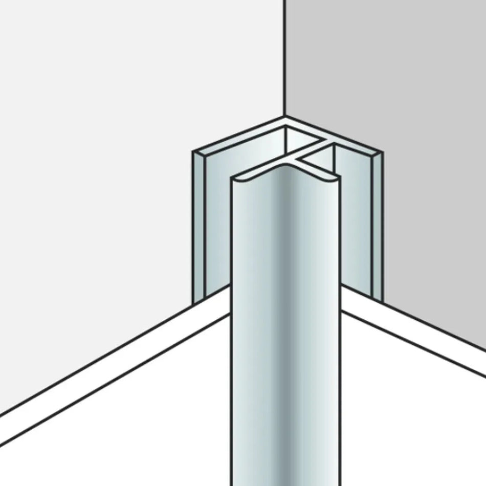 waterproof anodised aluminium profile silver or black

