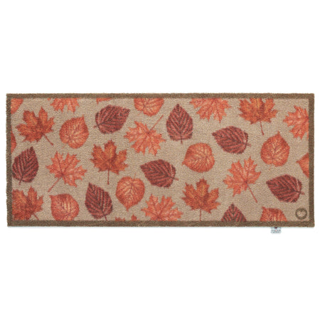 Decorative autumn rug for indoor entranceways


