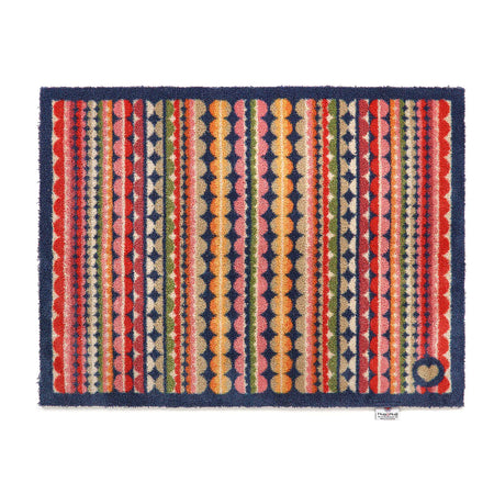 Hug Rug Beady Stripe multicolour stripe charity doormat

