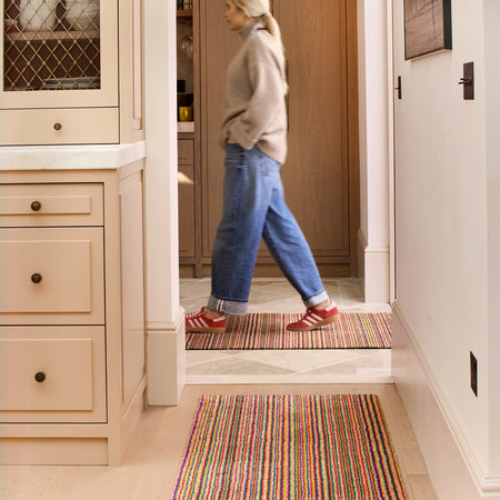 UK-made Hug Rug in vibrant bright colours

