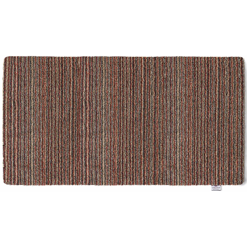 Hug Rug Plain Candystripe indoor doormat wide runner 80x150cm