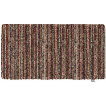 Hug Rug Plain Candystripe indoor doormat wide runner 80x150cm