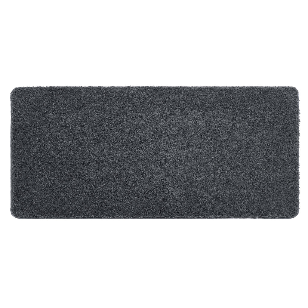 My Rug Charcoal Rectangular charcoal doormat on a white background