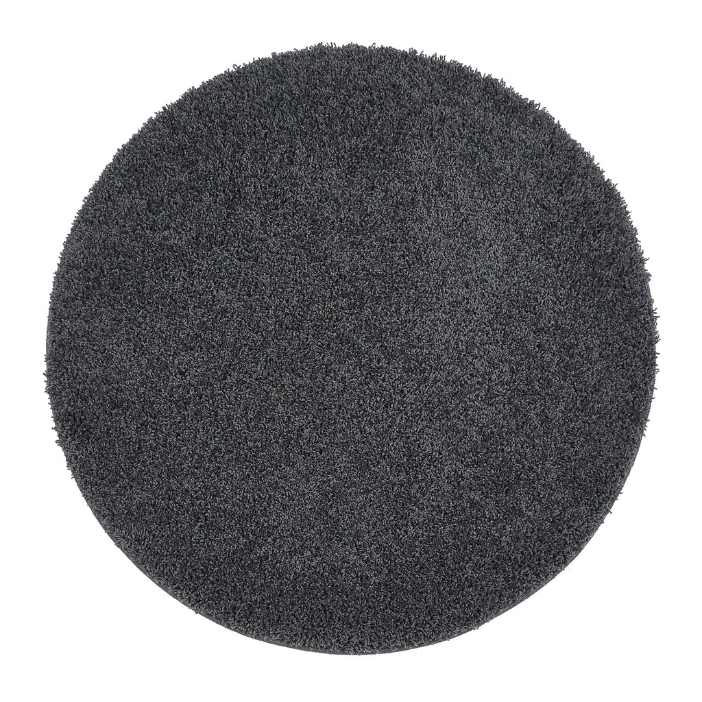 My Rug Charcoal Round rug on a white background