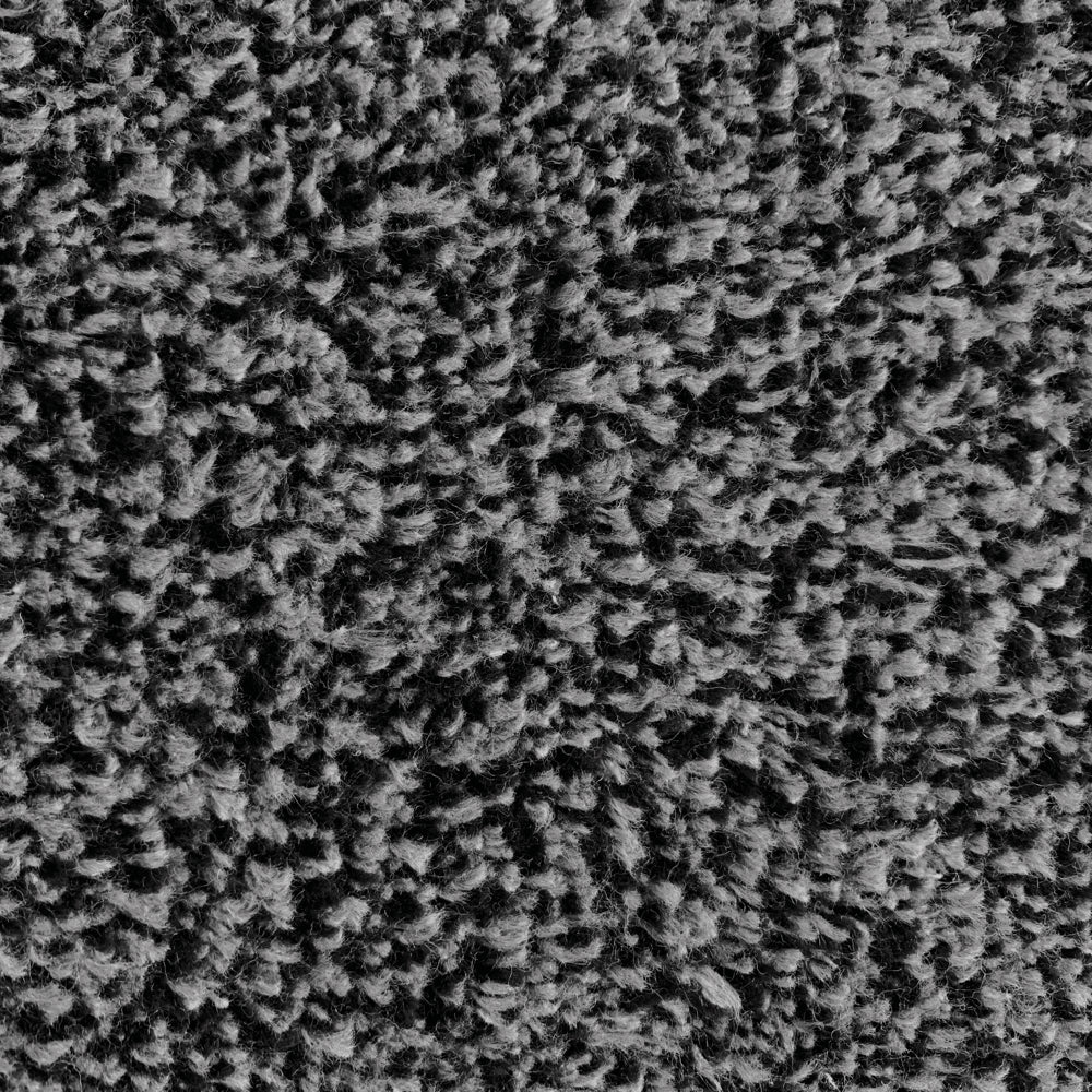 Close-up of Hug Rug Plain Fleck Charcoal mat showing recycled material texture and flecked grey design