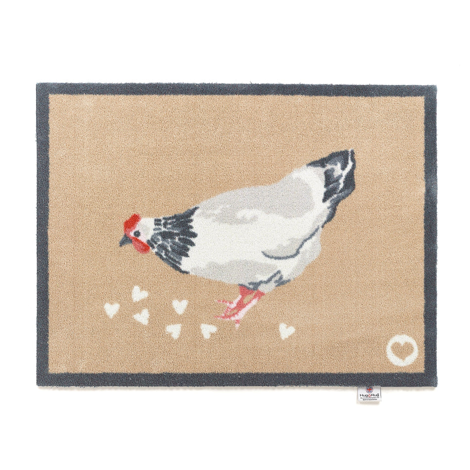 hug rug chicken 1 doormat front entrance

