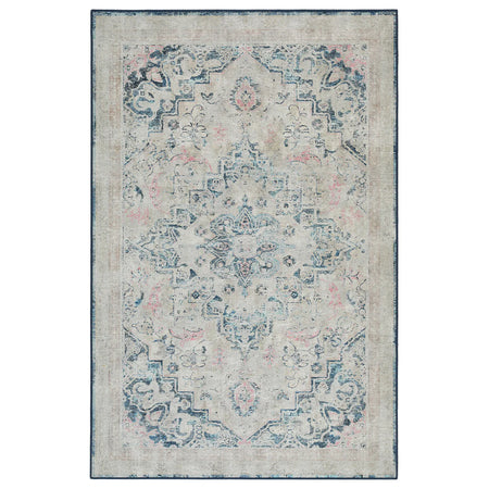 Hug Rug Classical Blue rug with Persian medallion design

