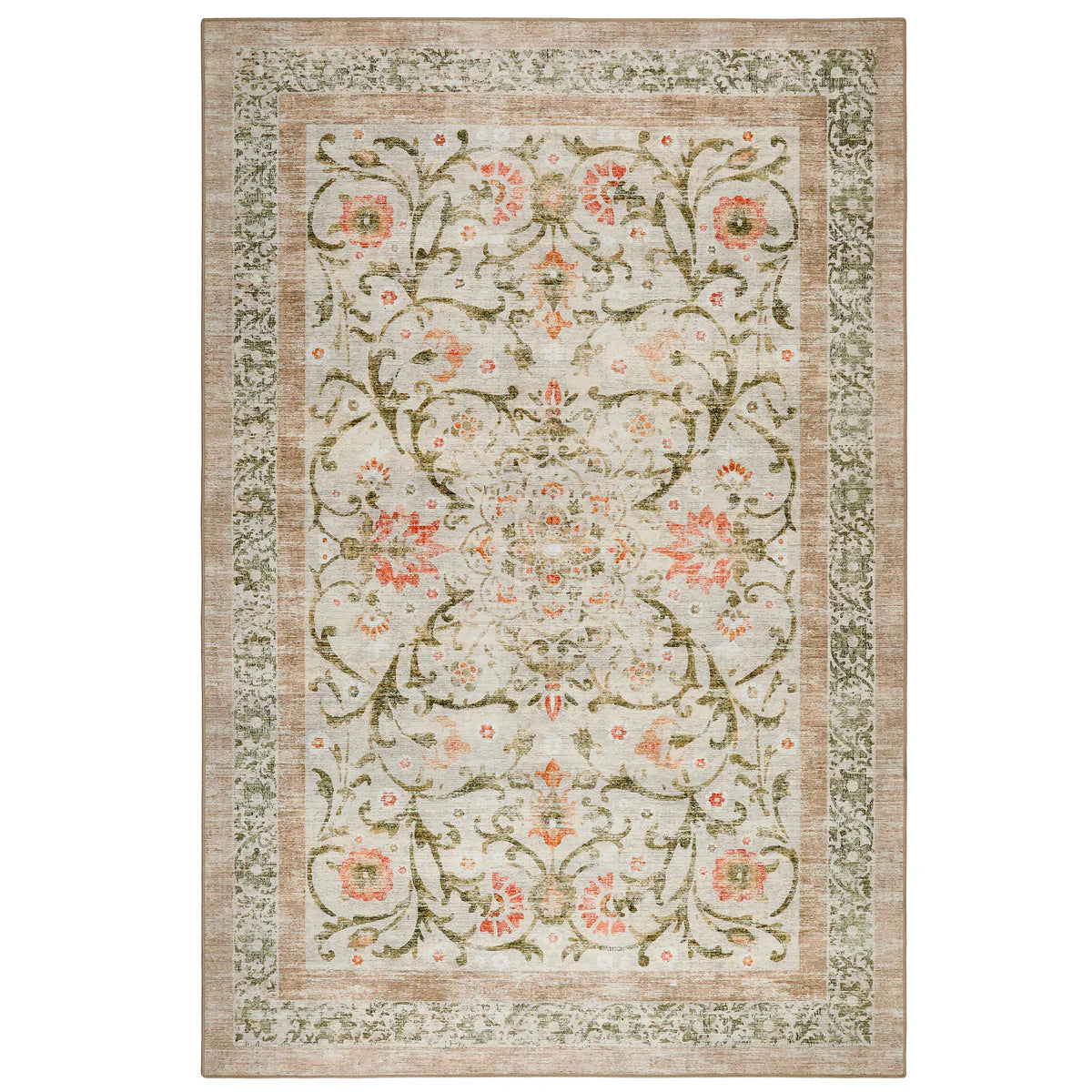 Hug Rug Country Paisley rug with garden-inspired floral design

