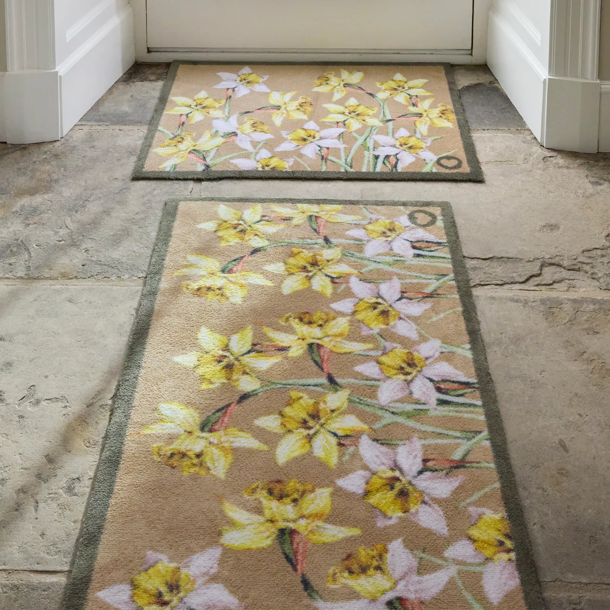 Eco-friendly recycled Hug Rug drying naturally


