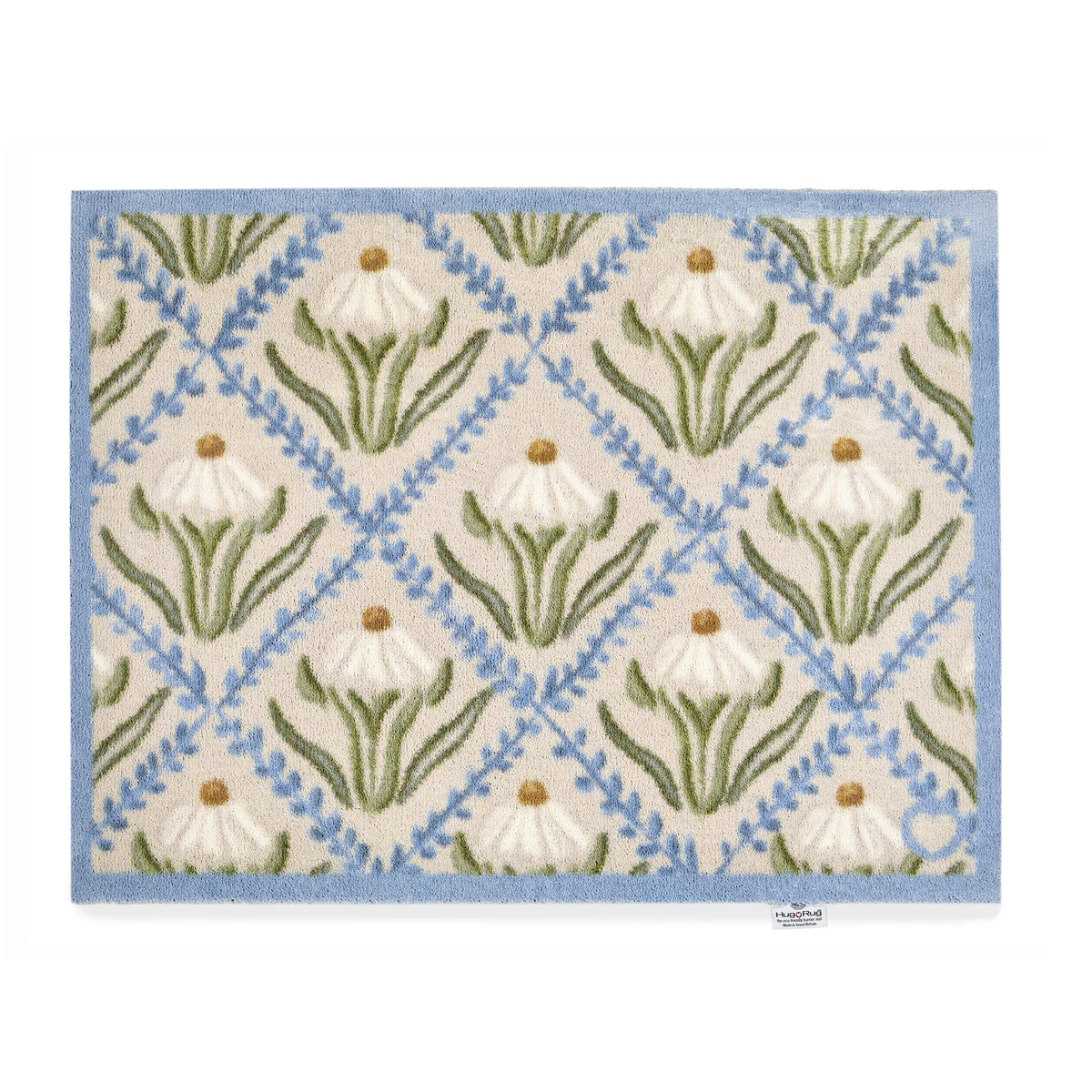 Hug Rug Daisy Trellis floral indoor mat

