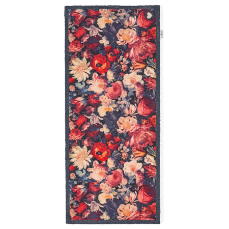 Hug Rug Dark Florals indoor doormat runner
