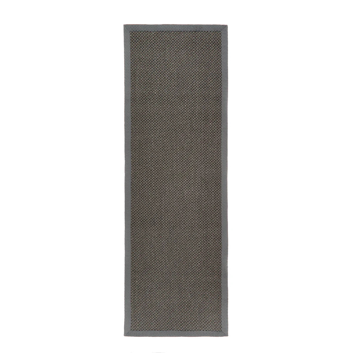 Origins Sisal runner Grey with Dark Grey Border in hallway