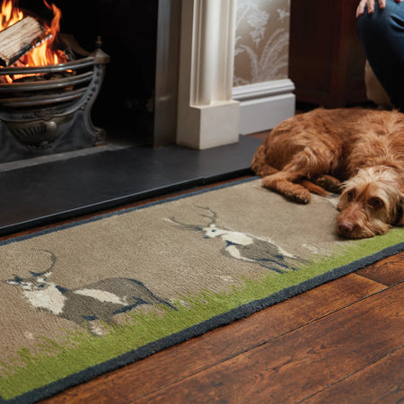 Eco-friendly washable deer-themed doormat

