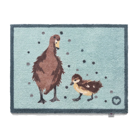 hug rug ducks 1 doormat with duck and duckling print

